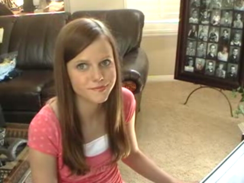 tiffany alvord in her jul 15, 2008 video, performing her original song ~My Dream~