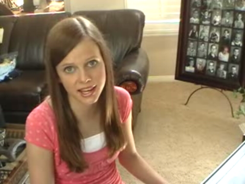 tiffany alvord in her jul 15, 2008 video, performing her original song ~My Dream~